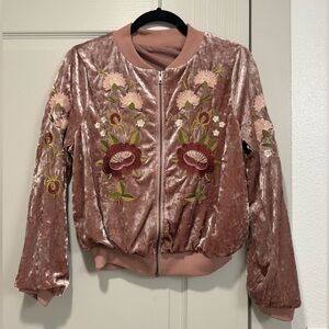 Velvet Embroidered Jacket